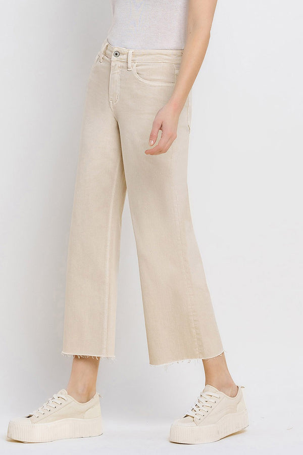 White Swan High Rise Cropped Pant