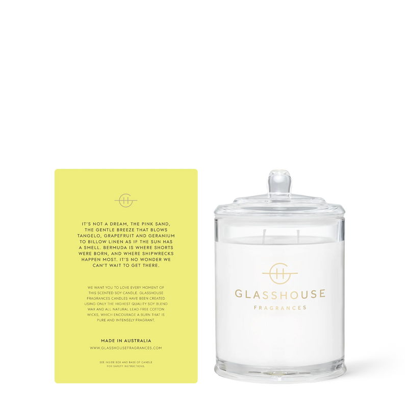 Sunkissed In Bermuda | Glasshouse Candle