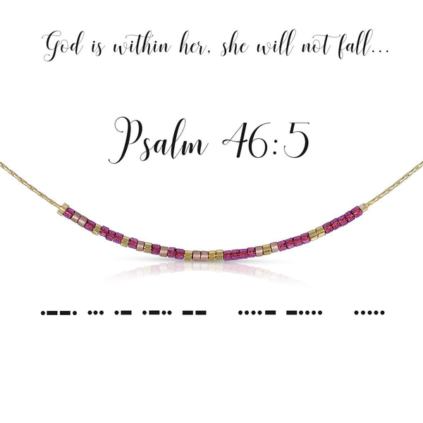 Psalm 46:5 Necklace