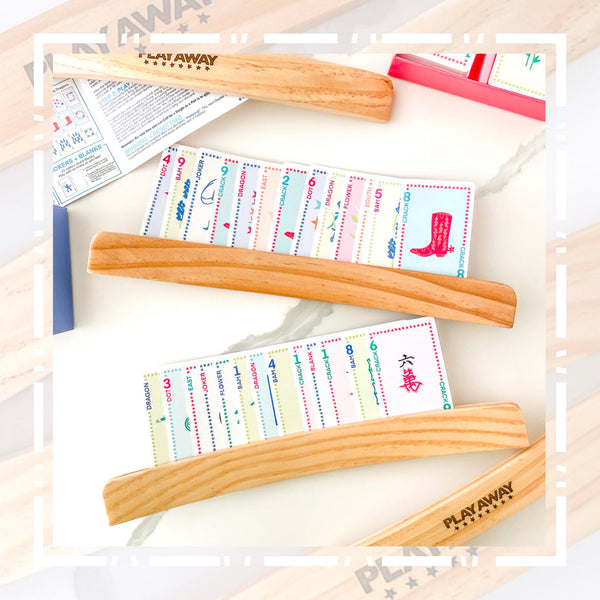 Play Away Wooden Card Holders - Set of 4