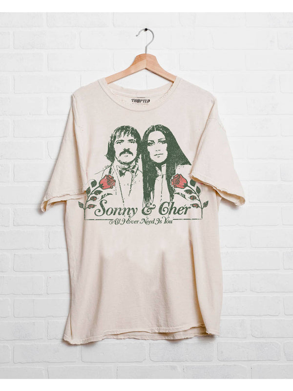 Sonny & Cher Thifted Graphic Tee