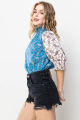 The Cecily Blouse - Blue