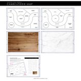 Charcuterie Map Insert Set ONLY