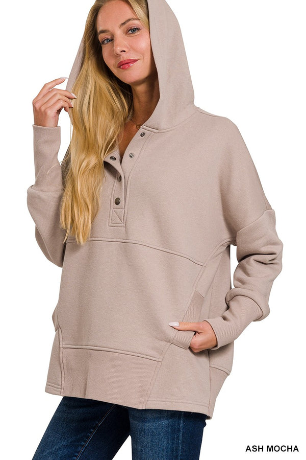 Free To Be Pullover  - Ash Mocha