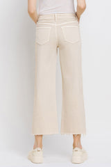 White Swan High Rise Cropped Pant