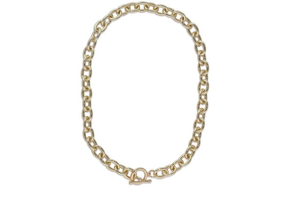 Catherine Oval Linked Necklace | Gold