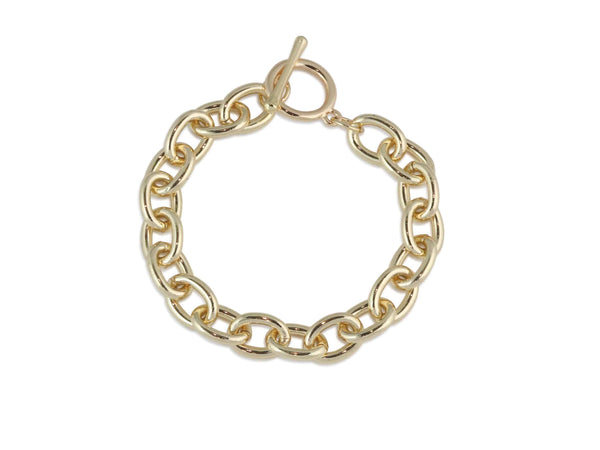 Catherine Oval Linked Bracelet | Gold