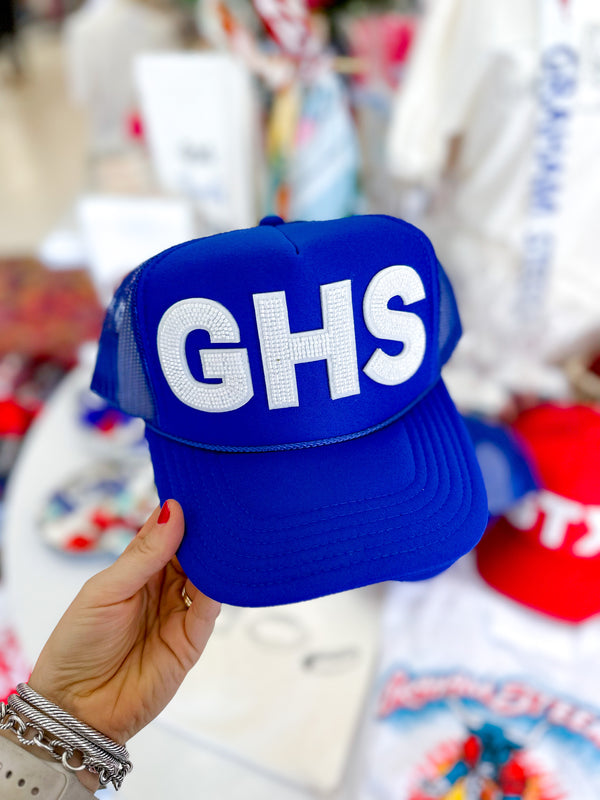GHS Pearl Letter Trucker Hat