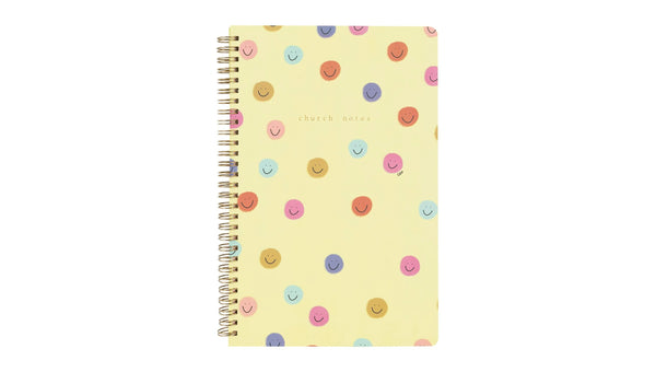 Church Notes Notebook - Smiley