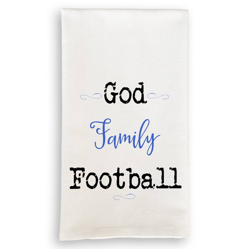 God Family Football Tea Towel