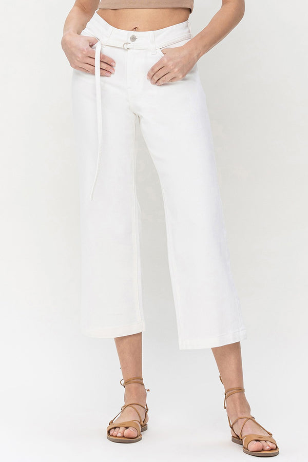 Olivia Wide Legged Cropped Jeans