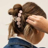 Dots Claw Clip - Pink