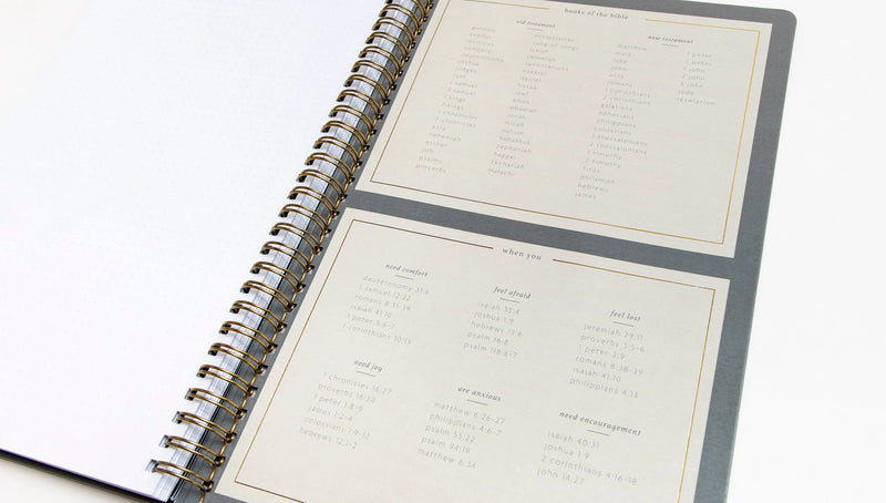 Church Notes Notebook - Navy