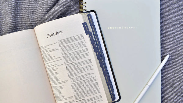 Church Notes Notebook - Blush Pink