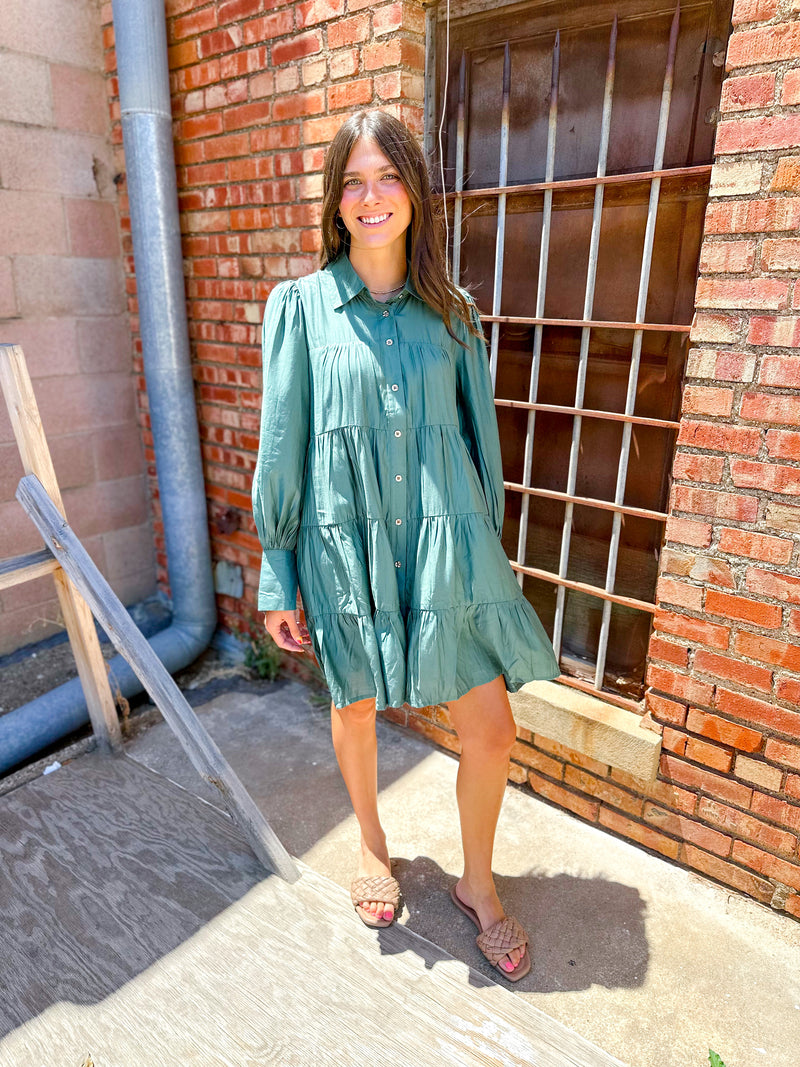 Sea Foam Fall Dress