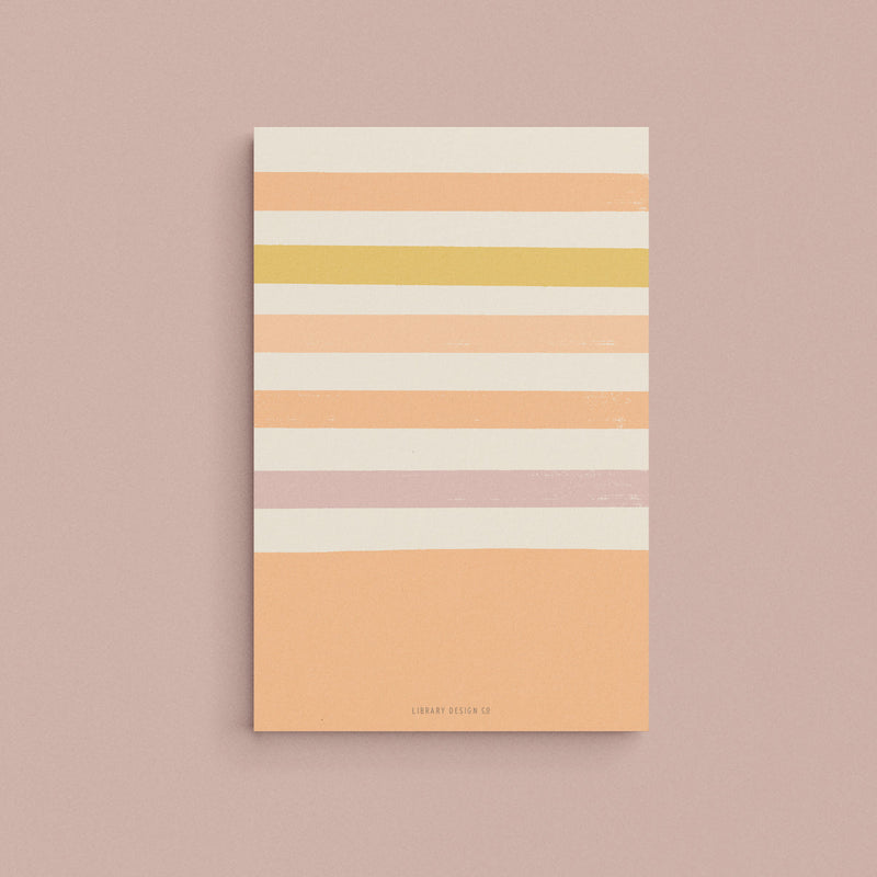 Small Stripe Pad - Pink