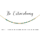 Be Extraordinary Dot & Dash Necklace