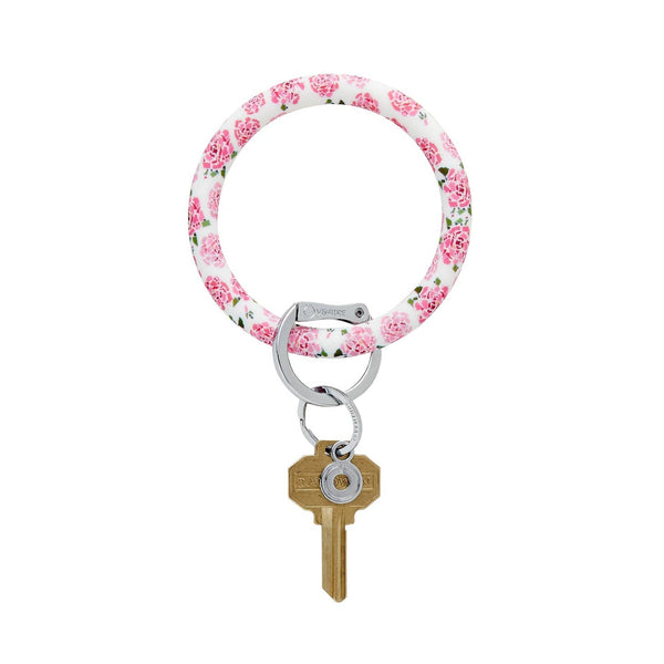 Silicone Big O® Key Ring - 50 States Pink