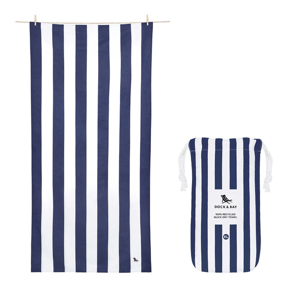 Dock & Bay Quick Dry Towels -Whitsunday Blue | XL