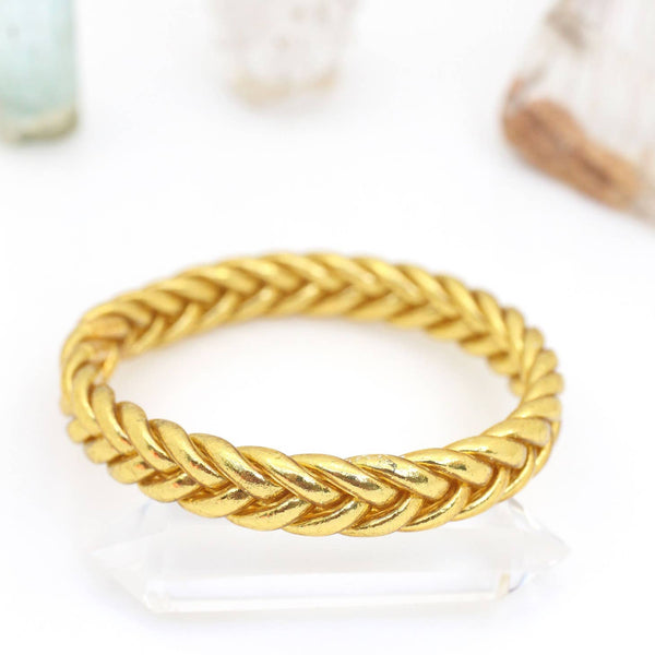 Light Gold Braided Bracelet