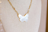 Flutterby Mother of Pearl Necklace | Kori Green Designs