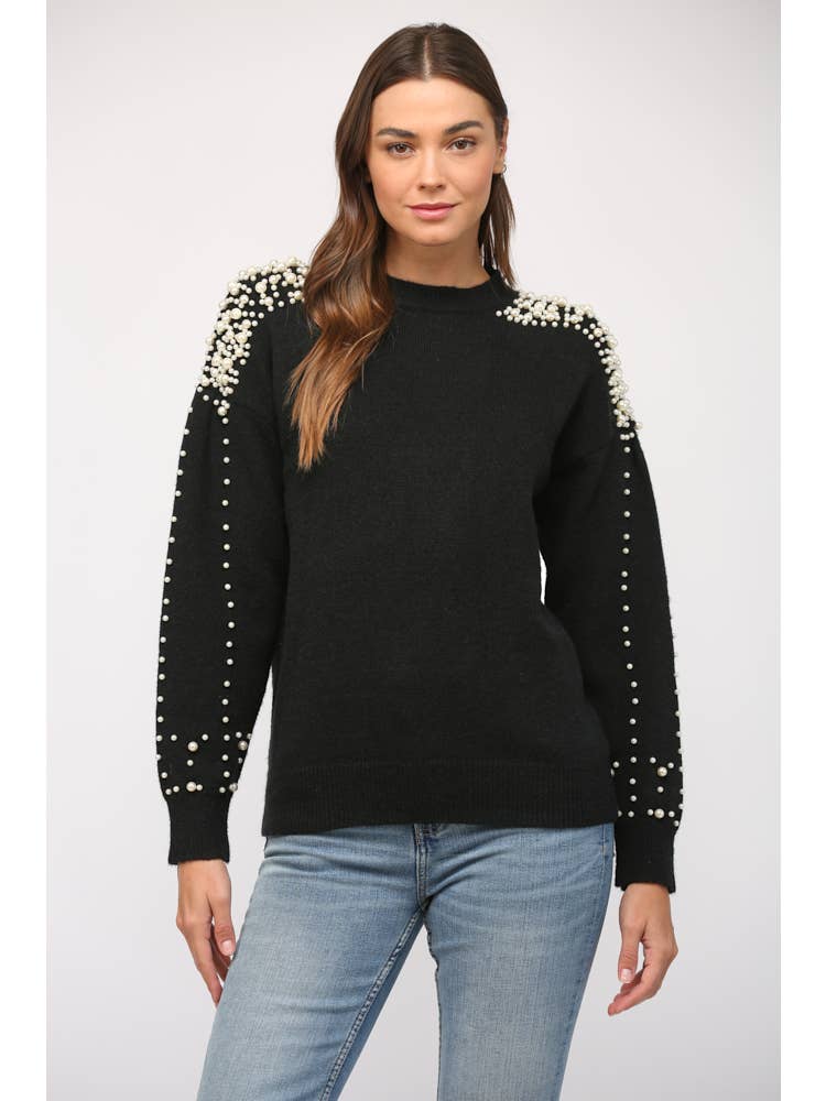 Pearls Forever Sweater