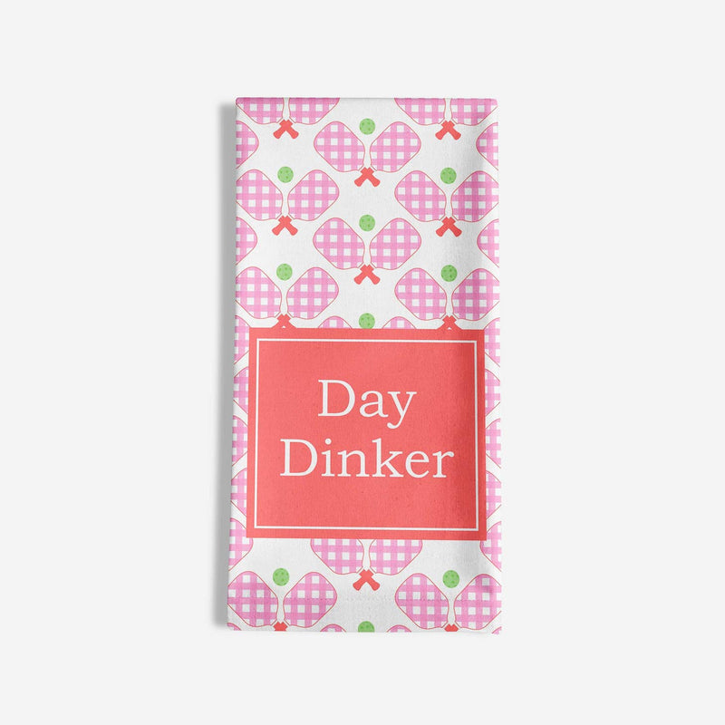Day Dinker Pickle Ball Tea Towel