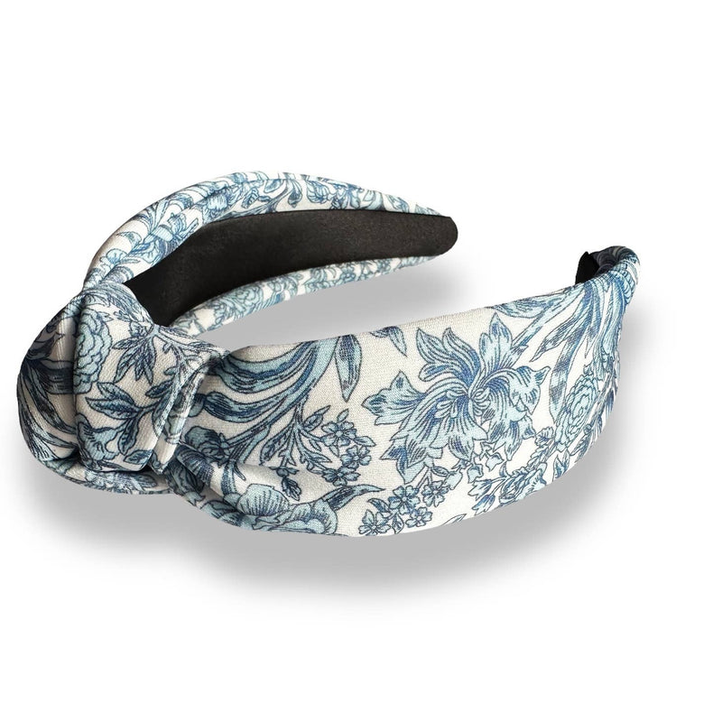 Blue Vine Floral Headband