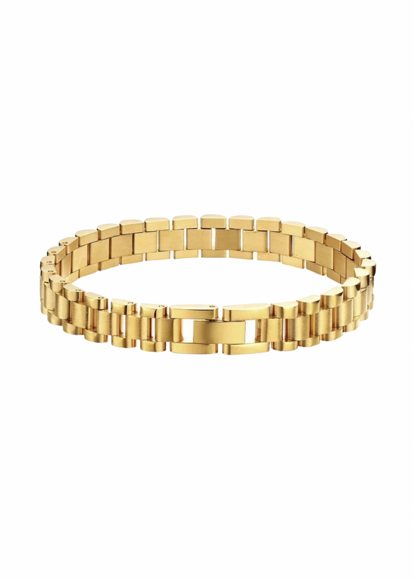 Gold Wristwatch Chain Bracelet | HJane Jewels