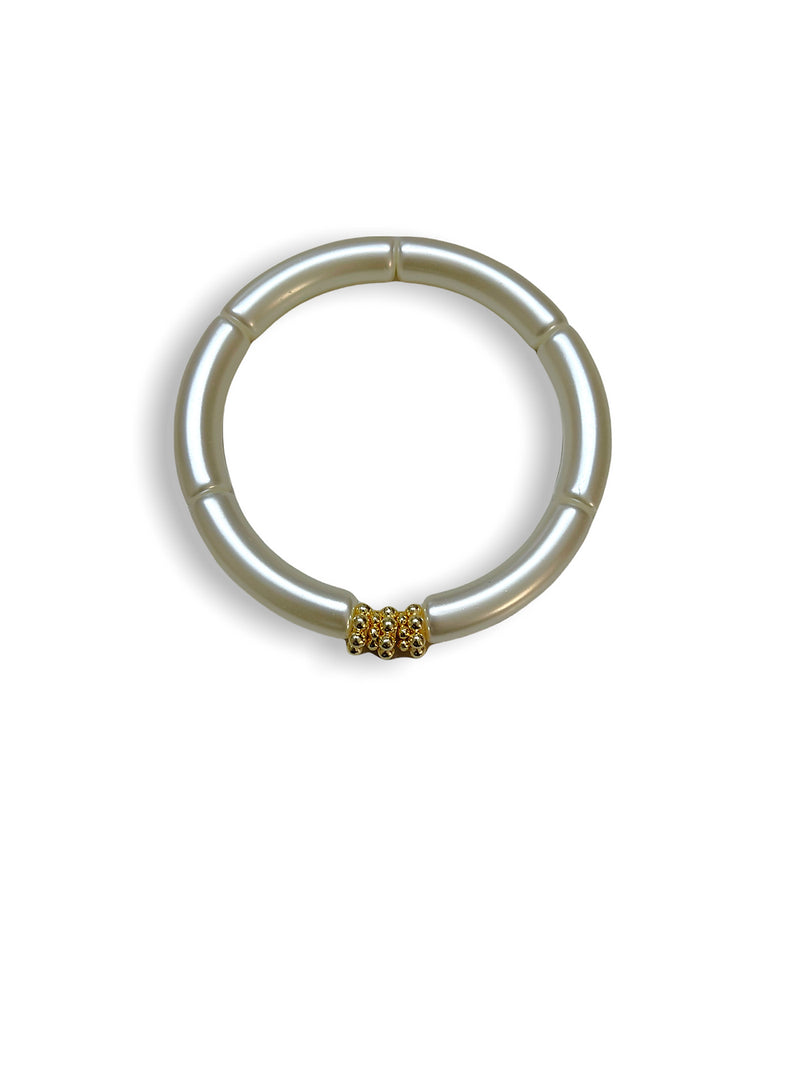 Metallic Pearl Bracelet