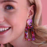 Kennedy Earrings -- Pink Multi