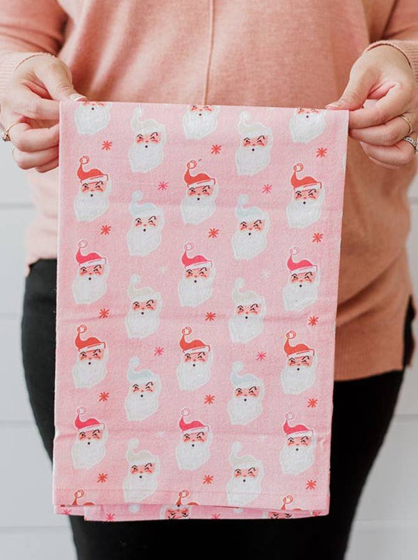 Santa Face Towel