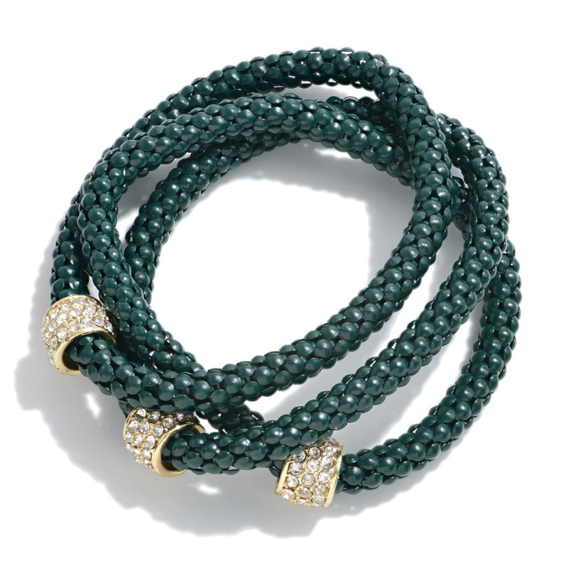 Emerald Bracelet Set