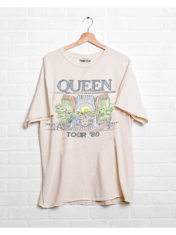 Queen 1980 Tour Thrifted Tee