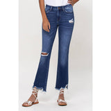 Mid Rise Ankle Flares