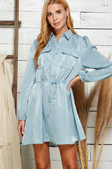 Winter Blues Dress