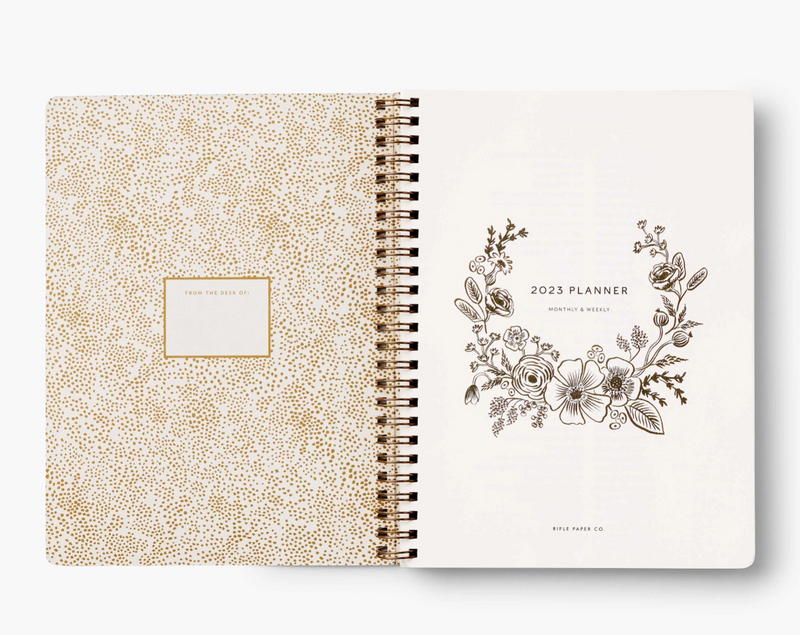 Botanical 2023 12-Month Softcover Spiral Planner