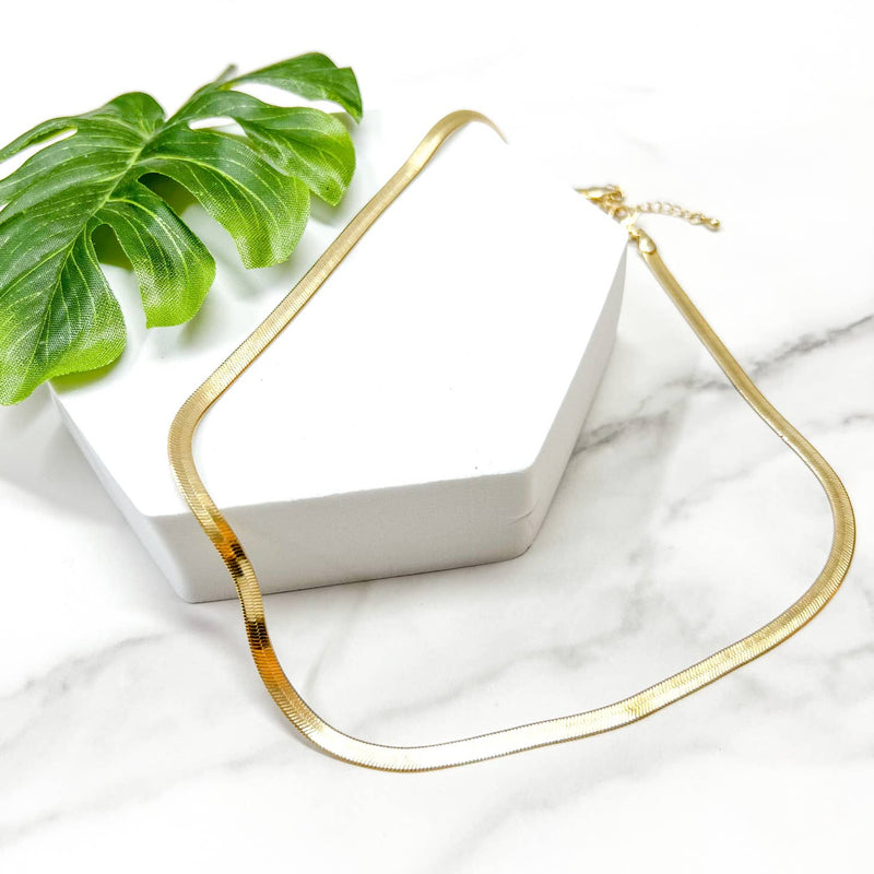 Stacy Herringbone Necklace