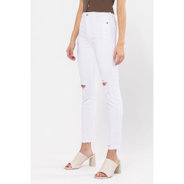 Start Of Summer White Denim Jeans