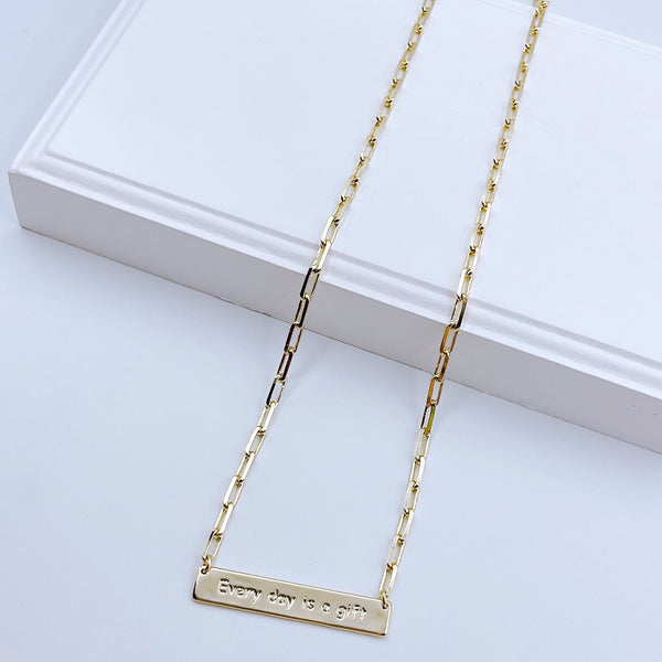 Every Day Is A Gift Necklace