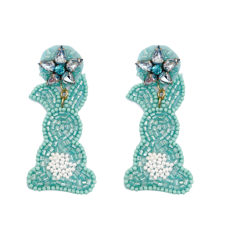 Peep Earrings - TURQUOISE